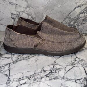 Crocs Santa Cruz Men’s Loafers Size 11 Brown